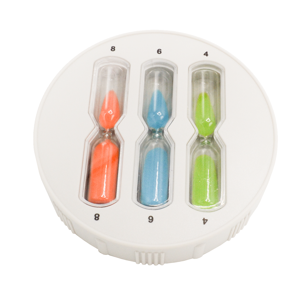 Shower timer 3 hourglasses